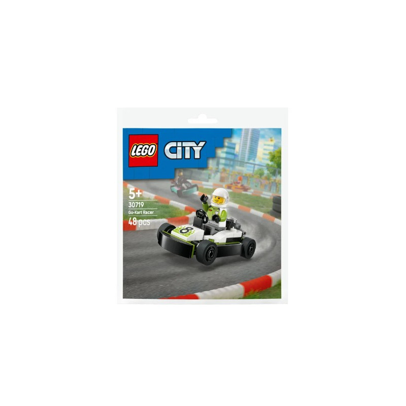 kit di costruzione lego city 30719 go-kart racer - sacchetto