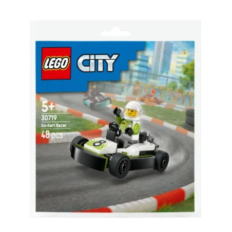 kit di costruzione lego city 30719 go-kart racer - sacchetto