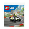 kit di costruzione lego city 30719 go-kart racer - sacchetto