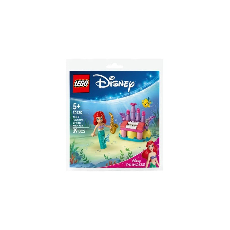 kit di costruzione lego disney 30720 musica di compleanno di ariel