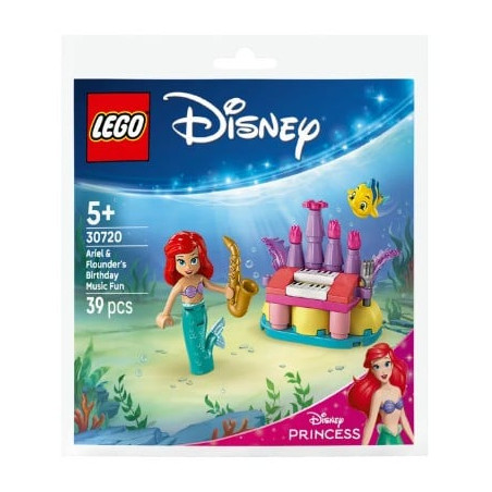 kit di costruzione lego disney 30720 musica di compleanno di ariel