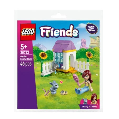 kit di costruzione lego friends 30722 conigliera in giardino -