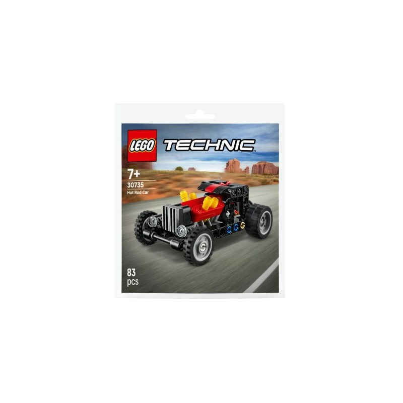 kit di costruzione lego technic 30735 hot rod - sacchetto di