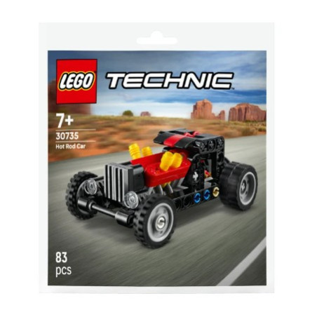 kit di costruzione lego technic 30735 hot rod - sacchetto di