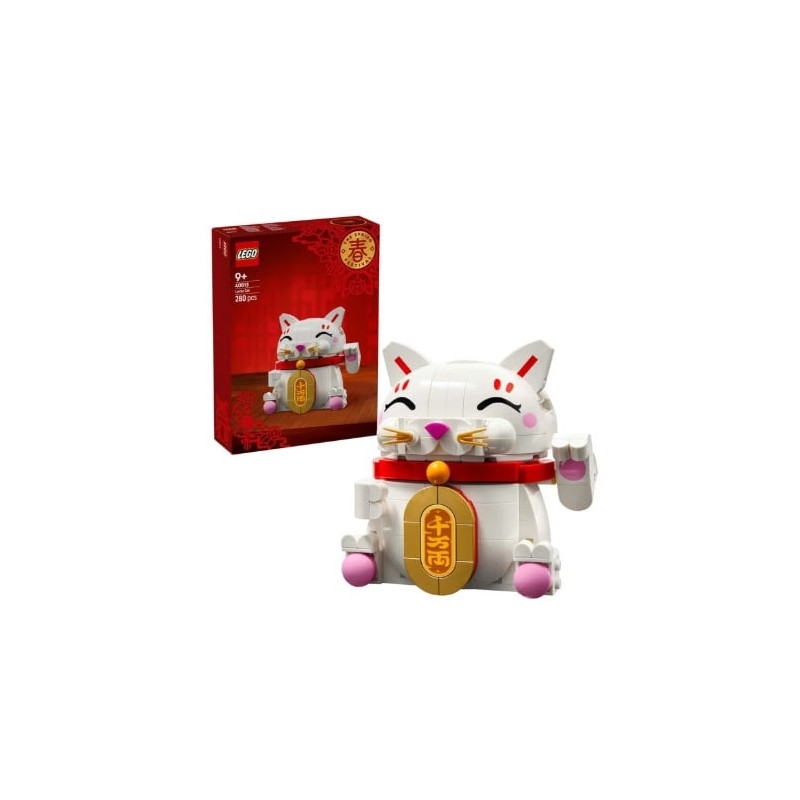kit di costruzione lego speciali 40813 gatto fortunato multicolore