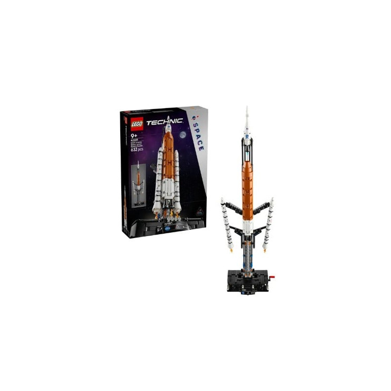 kit modello lego technic 42221 nasa artemis space launch system rocket