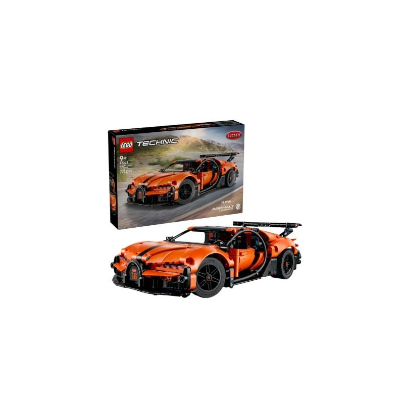 kit modello lego technic 42222 bugatti chiron pur sport hyper car