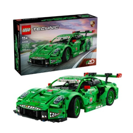kit modello lego technic 42224 porsche 911 gt3 r rexy ao auto da