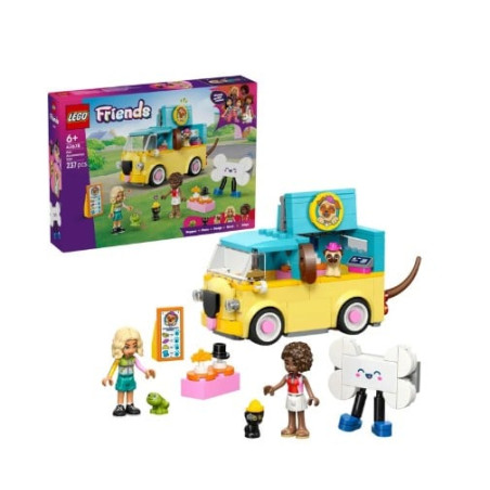 set di gioco lego friends 42678 furgone con accessori per animali