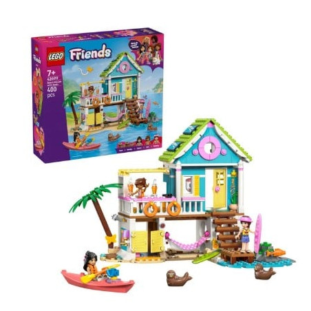 kit di costruzione lego friends 42699 casa sulla spiaggia con foche
