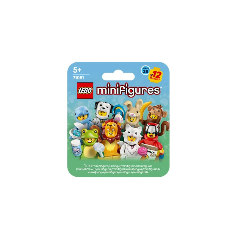mini figurina da collezionare lego 71051 serie 28 animali - confezione