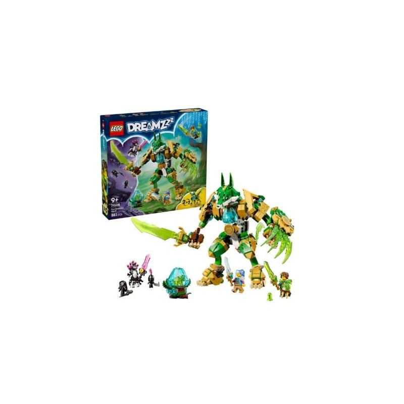 kit di costruzione lego dreamzzz 71508 mech guardiano volpe multicolore