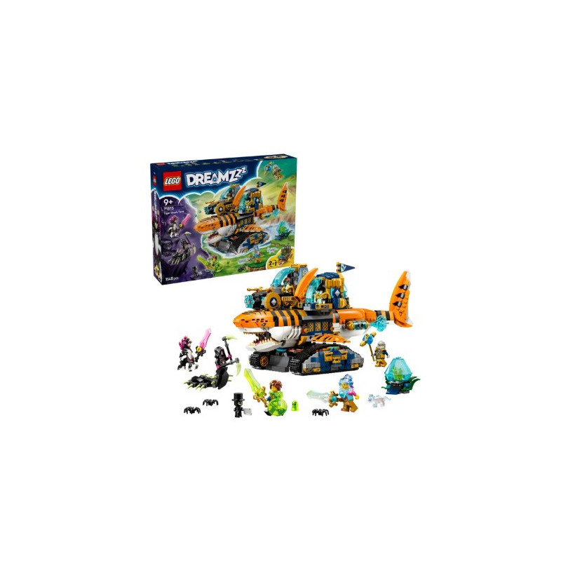 kit di costruzione lego dreamzzz 71515 serbatoio degli squali tigre