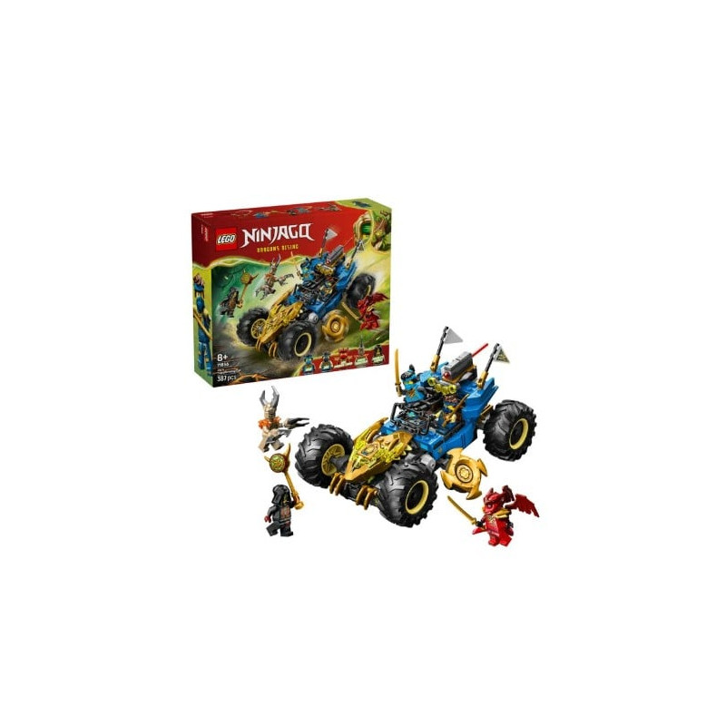 kit di costruzione lego ninjago 71856 l'auto trasformabile di
