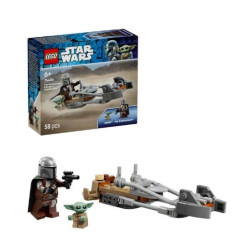 kit di costruzione lego star wars 75436 la speeder bike del mandaloriano