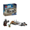 kit di costruzione lego star wars 75436 la speeder bike del mandaloriano