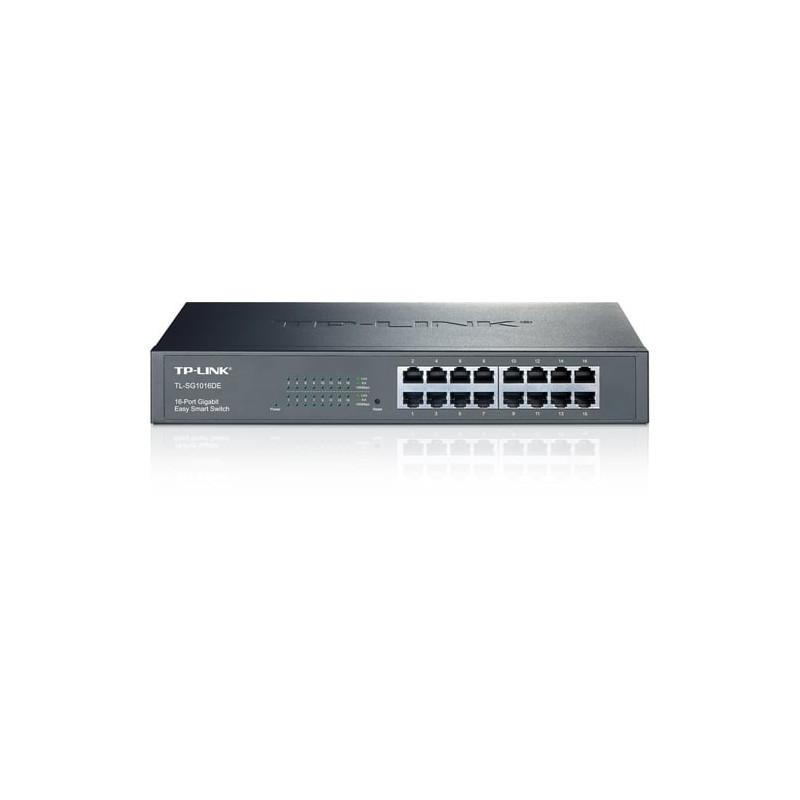 Switch tp-link 16-porte nero [tl-sg1016de]