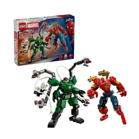 kit di costruzione lego marvel 76338 spider-man contro doc ock