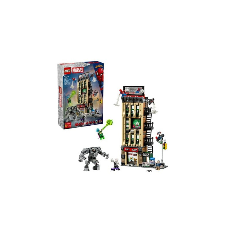kit di costruzione lego marvel 76342 spider-man contro mysterio