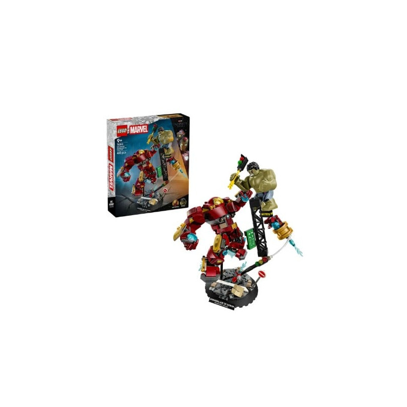 kit di costruzione lego marvel 76343 hulkbuster contro hulk multicolore