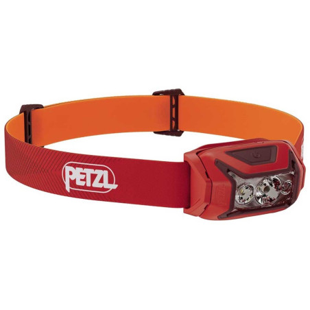 lampada frontale petzl actik 450lm 100m ipx4 rosso [e063ab02]