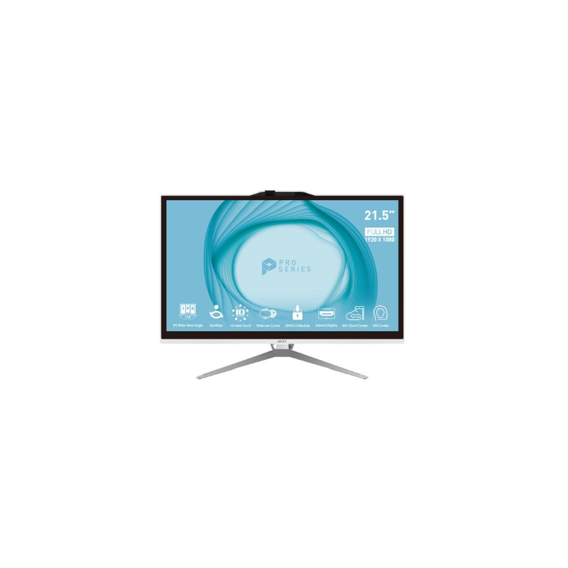 pc all-in-one 21.5" msi aio i3-13100/8gb/512gb ssd/win