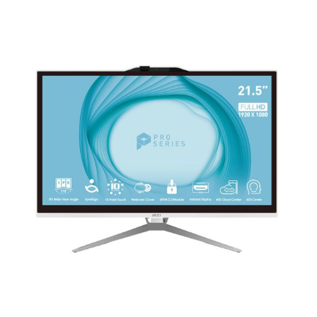 pc all-in-one 21.5" msi aio i3-13100/8gb/512gb ssd/win