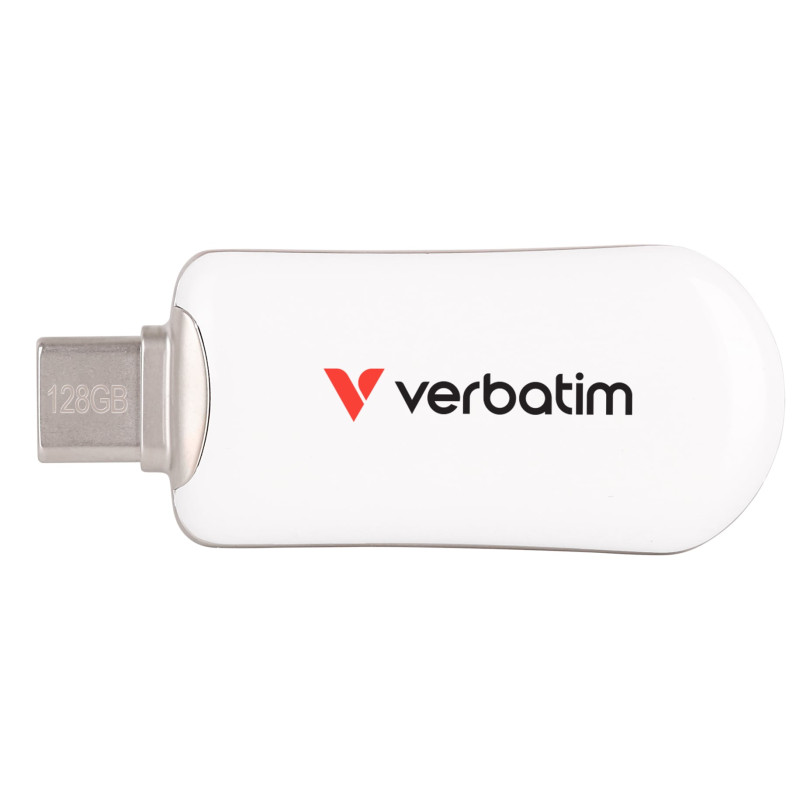 pen drive 128gb verbatim usb 3.2 bianco [30229]
