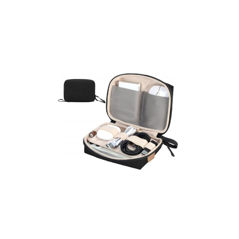 borsa organizer techly ica-nb punch18bk per accessori ufficio/fotografia/viaggi