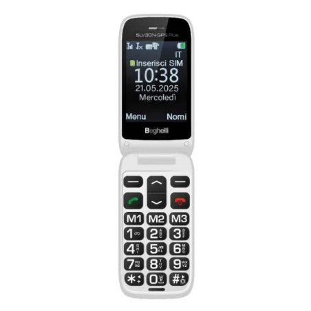 telefono salvavita beghelli slv30-gps plus per anziani con tasto
