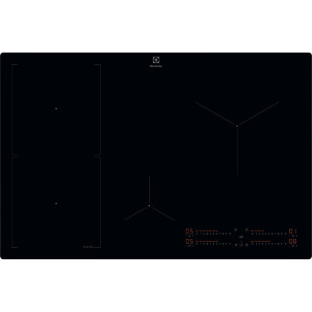piano cottura a induzione electrolux 700 senseboil kis82453i 80 da