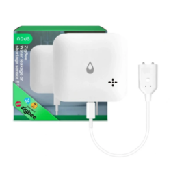 sensore di perdite d'acqua nous e13 zigbee 3.0 ip66 bianco [e13]