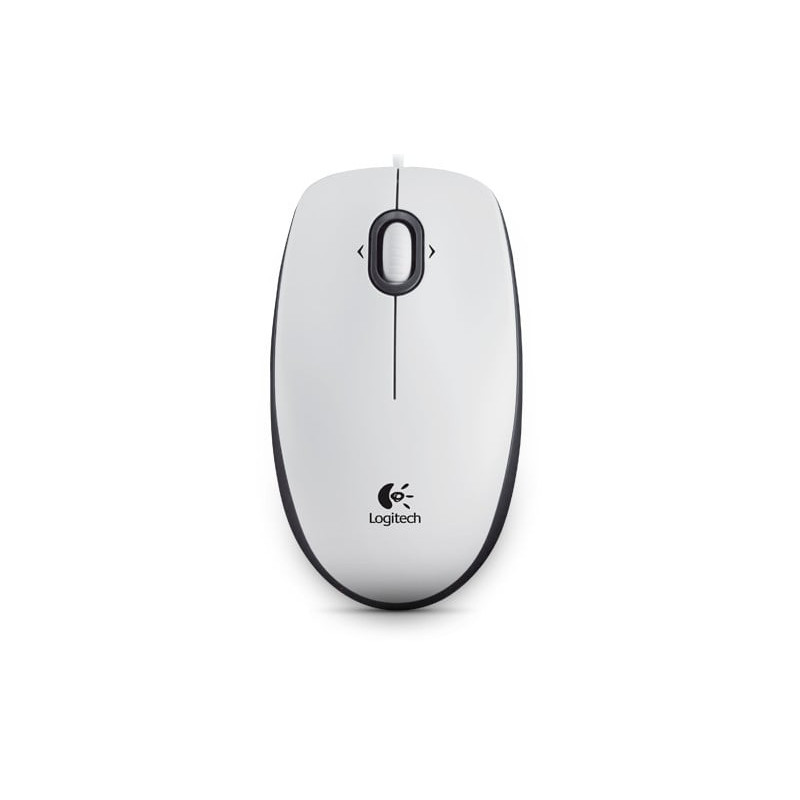 Mouse logitech b100 optical bianco [910-003360]