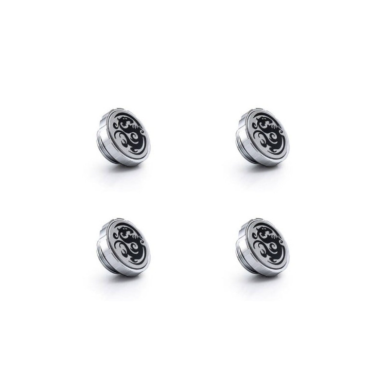 raccordo di arresto bitspower artemis g1/4'' argento lucido