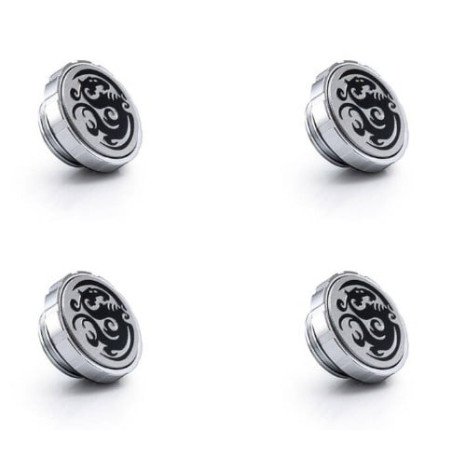 raccordo di arresto bitspower artemis g1/4'' argento lucido