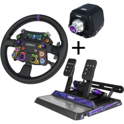 kit per simulatore di guida conspit ares apex wheelbase + volante