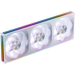 ventola jonsbo za-420wr pwm inversa argb 3x140mm bianca