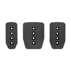 set di pedali piatti simagic standard frizione freno nero 3pz