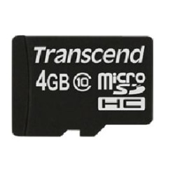 4gb scheda microsd transcend classe 10 [ts4gusdc10]