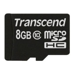 8gb scheda microsd transcend classe [ts8gusdc10]
