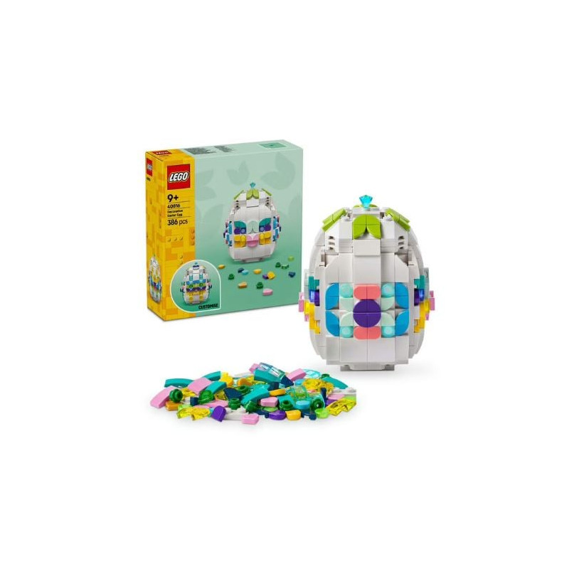 gioco da costruzione lego 40816 iconic l'uovo di pasqua decorativo