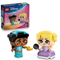 gioco da costruzione lego 43303 disney princess jasmine/raperonzolo