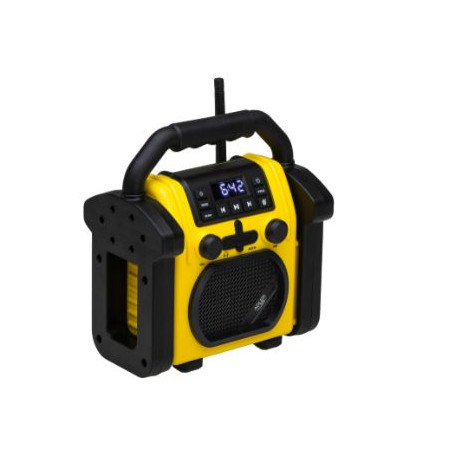 radio da cantiere adler ad1911 bluetooth/aux 10w giallo/nero [ubadlrp19110000]