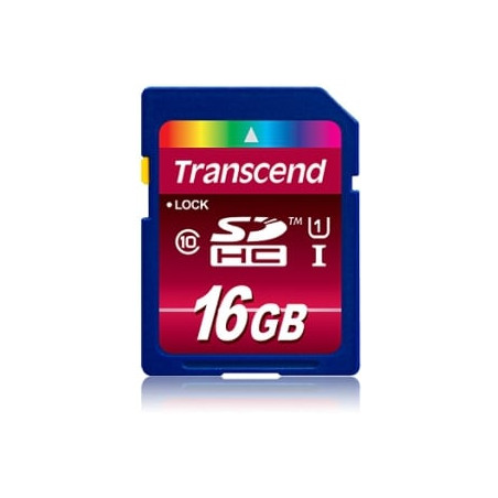 16gb scheda sd transcend classe 10 uhs-i [ts16gsdhc10u1]