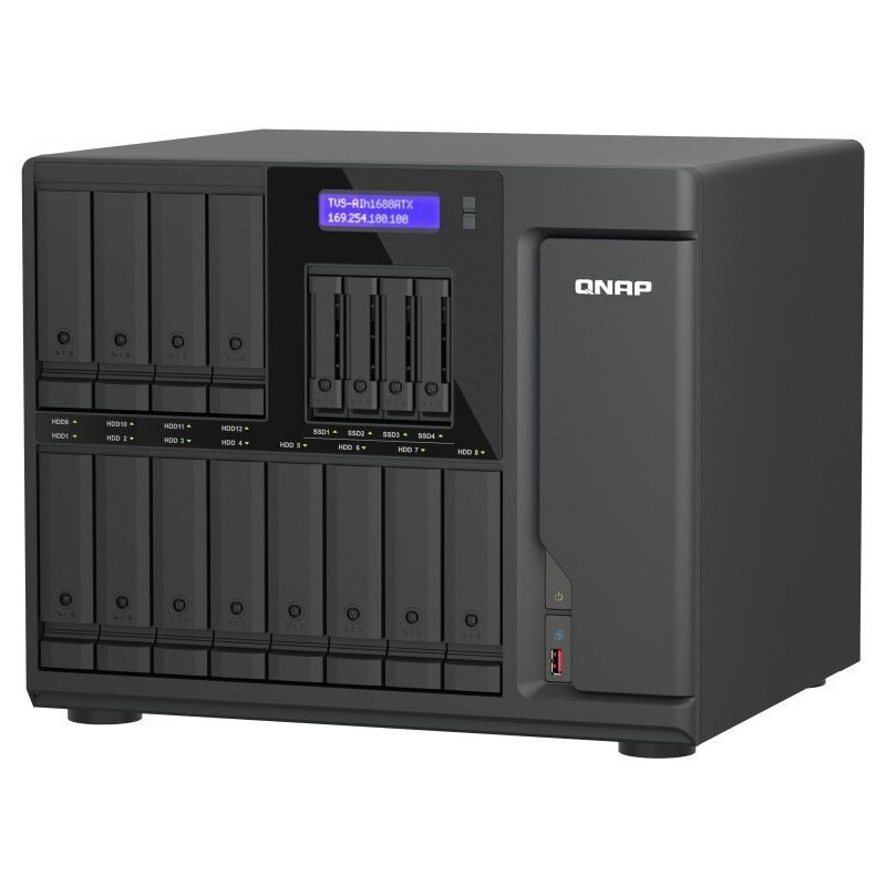 nas qnap tvs-aih1688atx-u7-32g 32gb 3u 3.5" nero