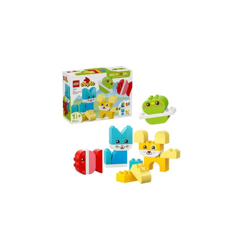 gioco da costruzione lego 10477 duplo animali domestici carini e