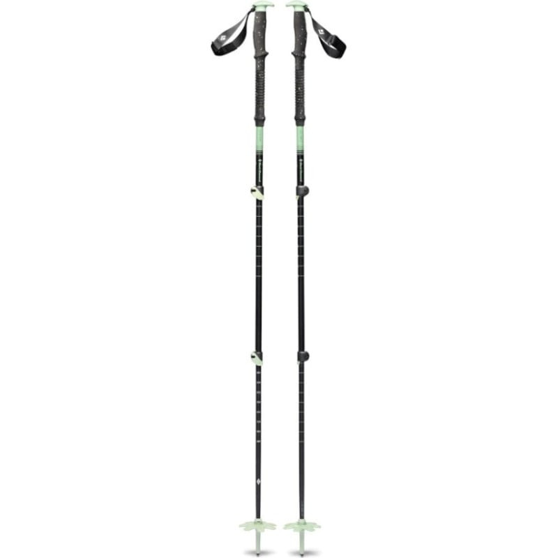 bastoncini da trekking black diamond expedition 3 125-140cm verde/nero