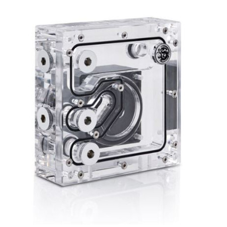 serbatoio bitspower cr120 con pompa acrilico transparente