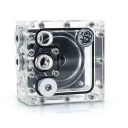 serbatoio bitspower cr801 con pompa acrilico transparente