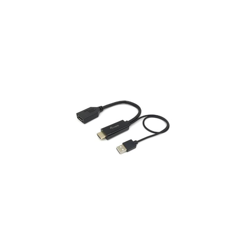 adattatore equip hdmi-displayport nero [119039]